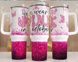 Show Support with Our 40 oz Cancer Awareness Insulated Mug